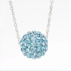 Touchstone Crystal March Birthstone Necklace